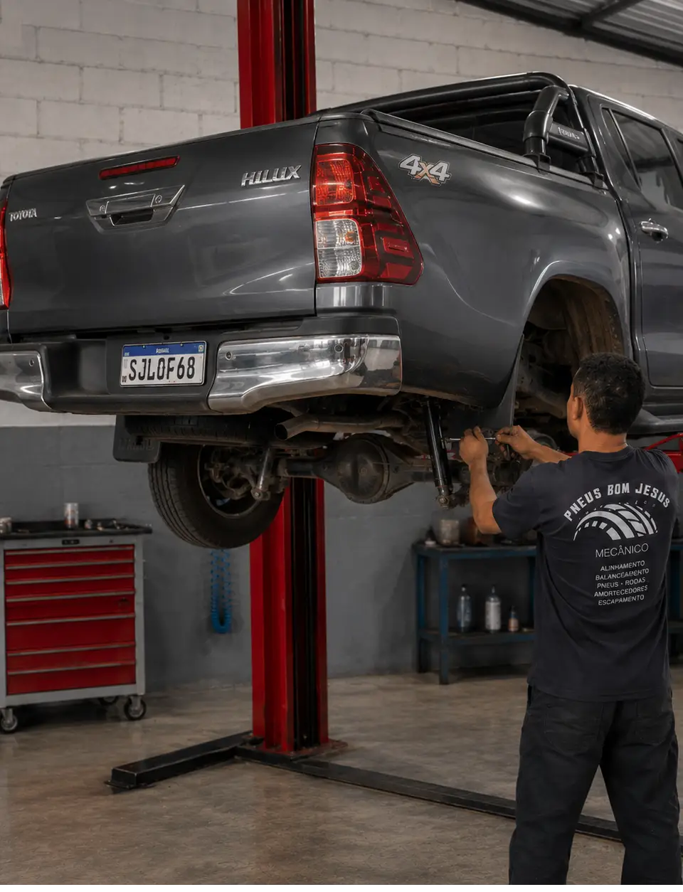 Suspensao Automotiva na Pneus Bom Jesus