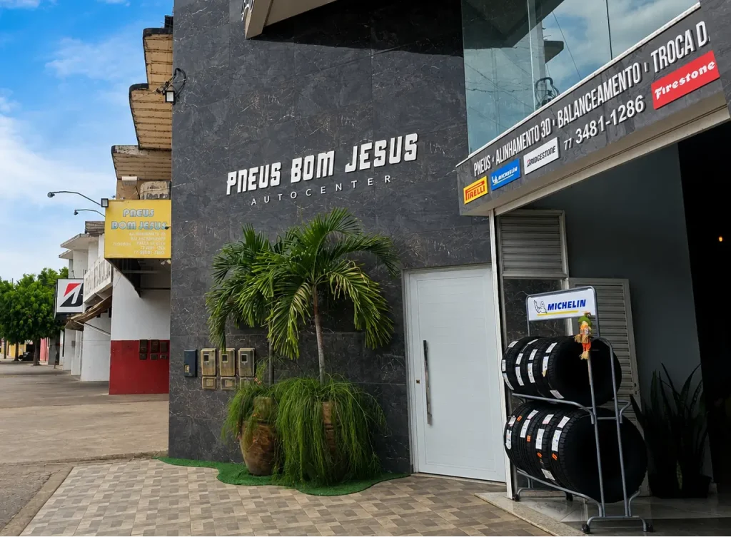 Pneus Bom Jesus da Lapa Fachada Lateral